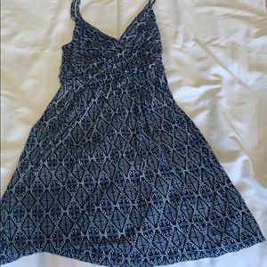 Soprano Small White and Blue Dress